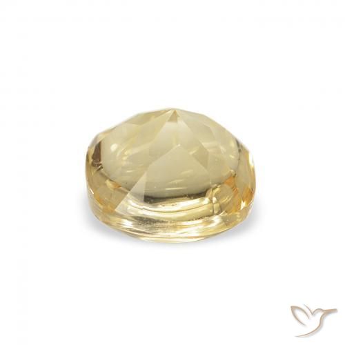 Citrine Doré naturelle Coussin, 0.70 ct, Transparent