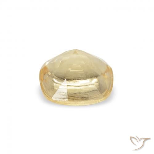 Citrine Doré naturelle Coussin, 0.51 ct, Transparent