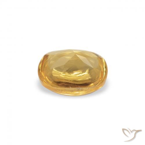 Citrine Or moyen naturelle Coussin, 0.45 ct, Transparent