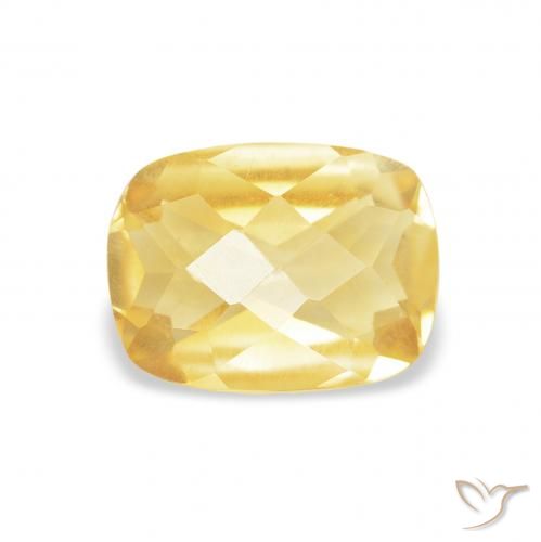 1.16ct Naturel Orange Doré Citrine, Coussin, VS