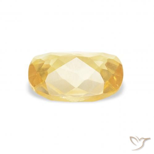 Citrine Orange Doré naturelle Coussin, 1.16 ct, VS