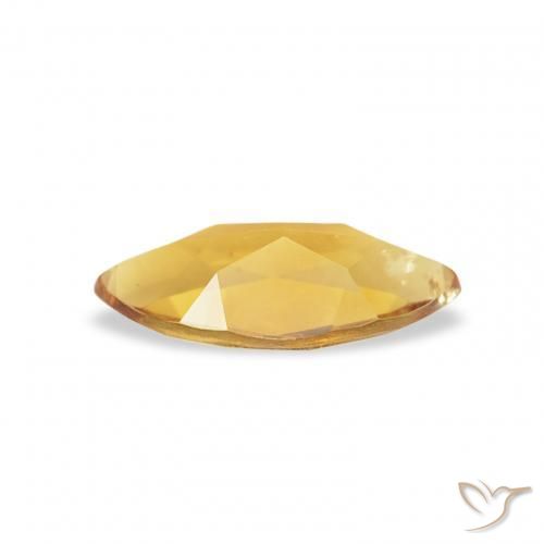 Citrine Orange Doré naturelle Marquise, 0.41 ct, VS