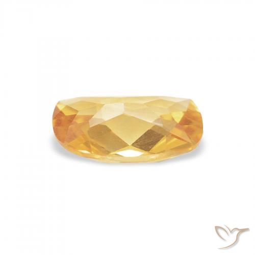 Citrine Or naturelle Coussin, 0.93 ct, VVS