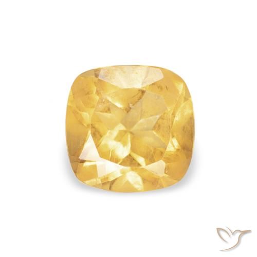 0.48ct Naturel Or Citrine, Coussin, VVS