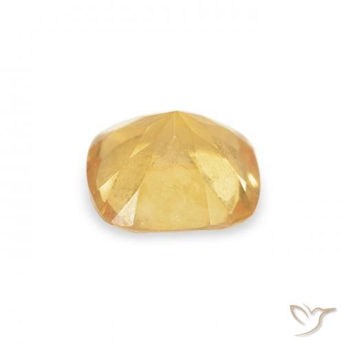 Citrine Or naturelle Coussin, 0.48 ct, VVS