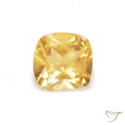 0.44ct Naturel Or Citrine, Coussin, VVS