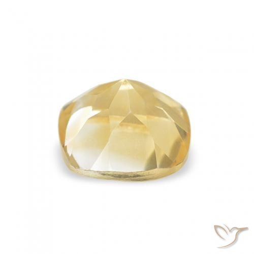 Citrine Doré naturelle Coussin, 0.51 ct, VVS