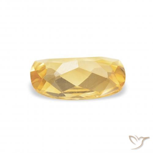 Citrine Or naturelle Coussin, 0.81 ct, VVS