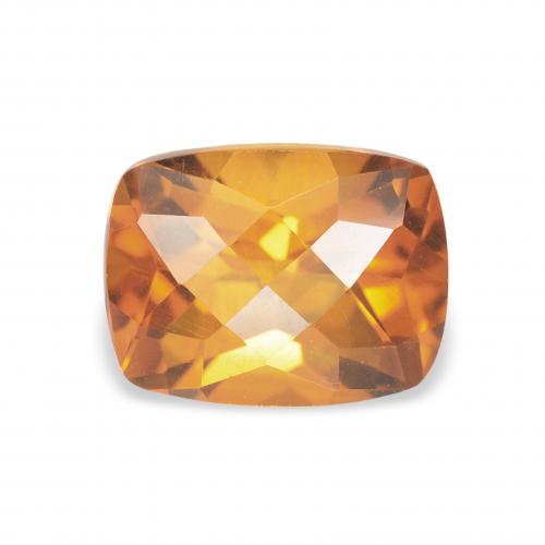 Citrine Orange foncé naturelle Coussin, 1.50 ct, VVS
