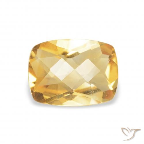 1.20ct Naturel Or Citrine, Coussin, VVS