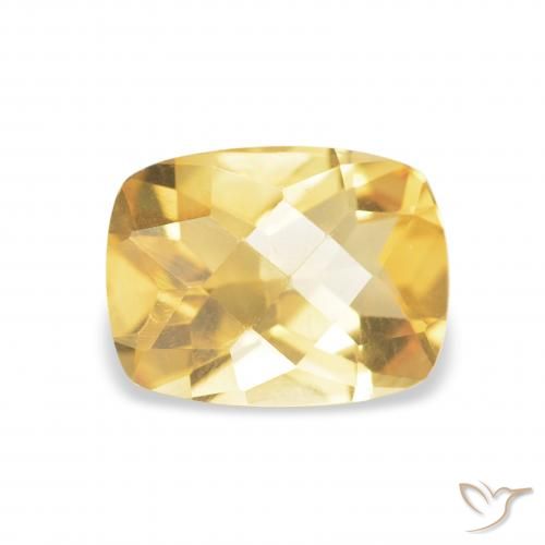 1.19ct Naturel Or Citrine, Coussin, VVS