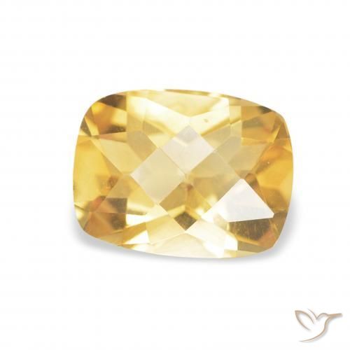 Citrine Or naturelle Coussin, 1.19 ct, VVS