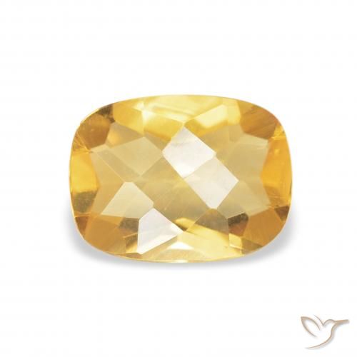 Citrine Or naturelle Coussin, 1.07 ct, VVS