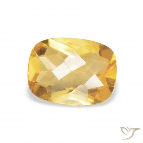 Citrine Or naturelle Coussin, 1.07 ct, VVS