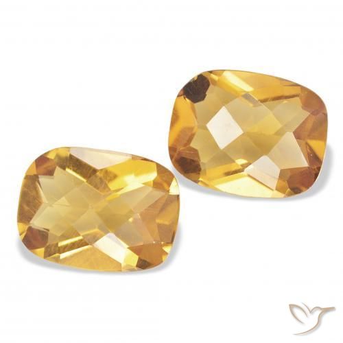 Shop natural 2.00ct Medium Light-Golden Citrine gems, Coussin, from Brésil at GemSelect. In stock, global shipping!
