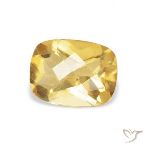Citrine Or moyen naturelle Coussin, 1.16 ct, VVS-VS