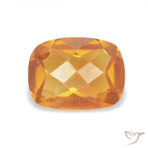 1.20ct Naturel Orange-or Citrine, Coussin, VVS-VS