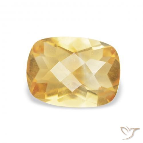 Citrine Doré naturelle Coussin, 1.04 ct, VVS-VS