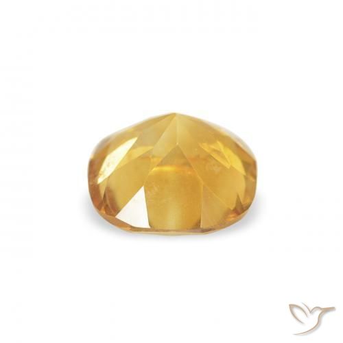 Citrine Doré naturelle Coussin, 0.44 ct, VVS-VS