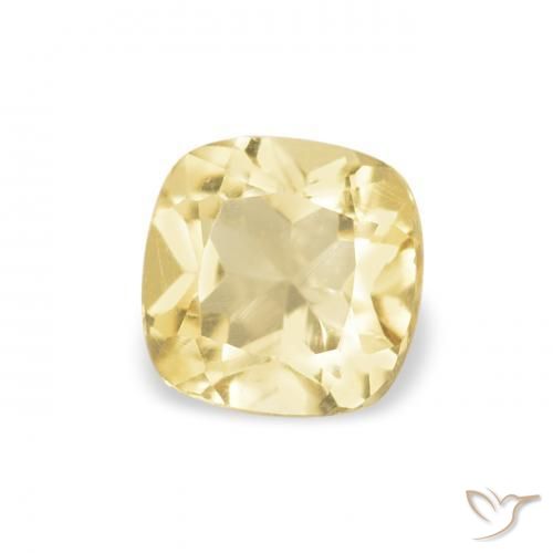 Citrine Doré naturelle Coussin, 0.50 ct, VVS-VS