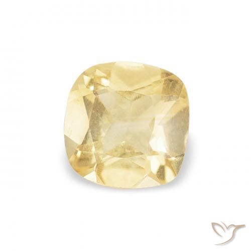 Citrine Doré naturelle Coussin, 0.37 ct, VVS-VS