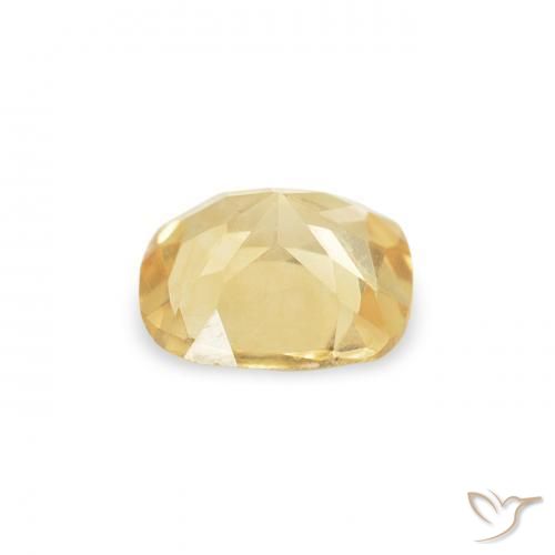 Citrine Doré naturelle Coussin, 0.37 ct, VVS-VS