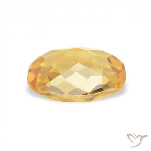 Citrine Or moyen naturelle Coussin, 1.14 ct, VVS