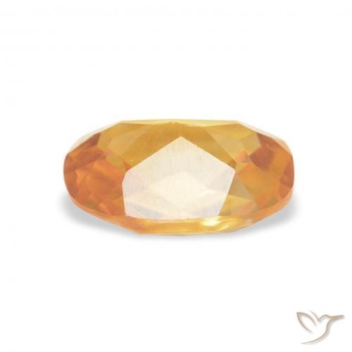 Citrine Orange-or naturelle Coussin, 1.17 ct, VVS-VS