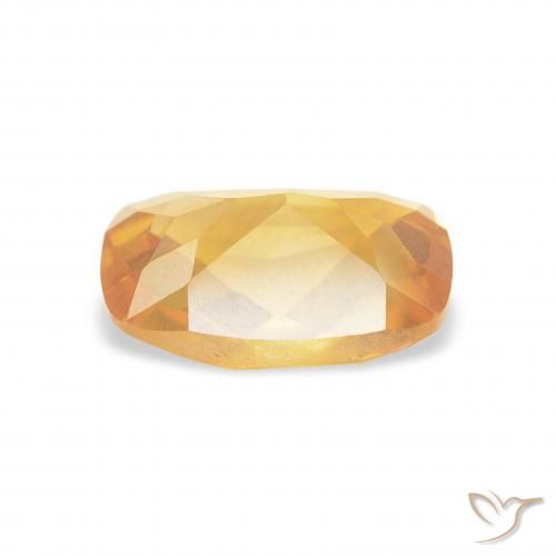 Citrine Orange moyen naturelle Coussin, 1.16 ct, VVS-VS
