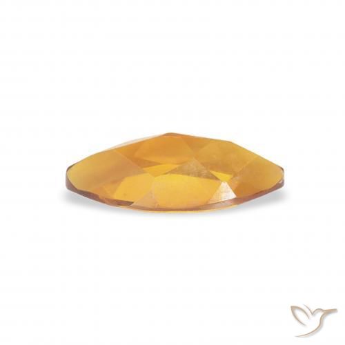 Citrine Doré-orange foncé naturelle Marquise, 0.48 ct, VVS-VS