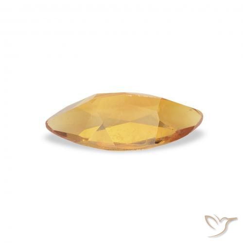 Citrine Or naturelle Marquise, 0.43 ct, VVS-VS