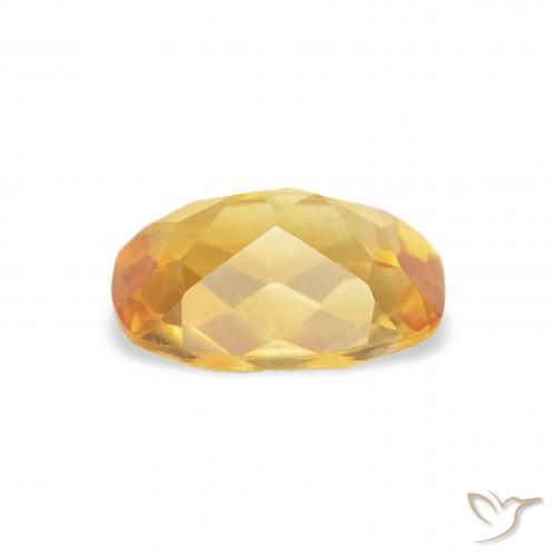 Citrine Doré naturelle Coussin, 1.16 ct, VS