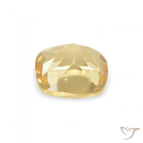 Citrine Doré naturelle Coussin, 0.49 ct, VS