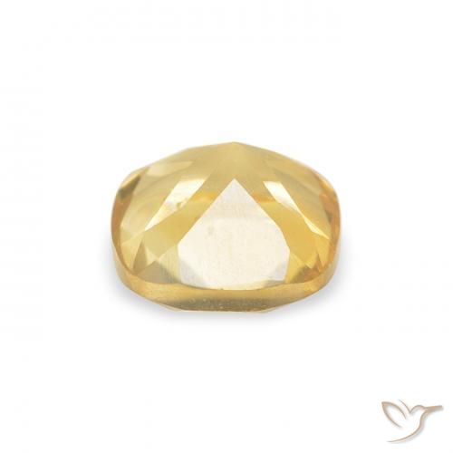 Citrine Doré naturelle Coussin, 0.57 ct, VS