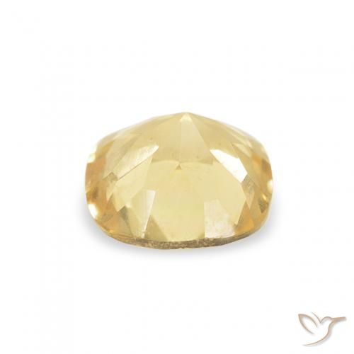 Citrine Doré naturelle Coussin, 0.48 ct, VS