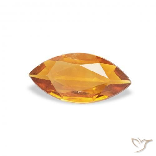 Citrine Or naturelle Marquise, 0.36 ct, VS