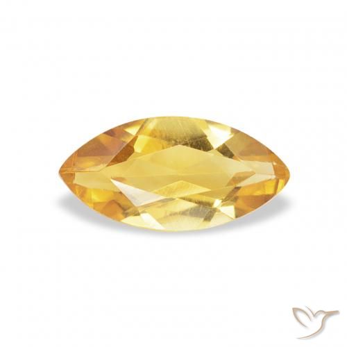 0.44ct Naturel Doré vif Citrine, Marquise, VS