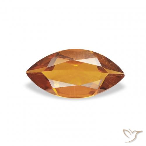 0.43ct Naturel Orange brun Citrine, Marquise, VS