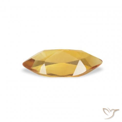 Citrine Or-orange moyen naturelle Marquise, 0.41 ct, VS