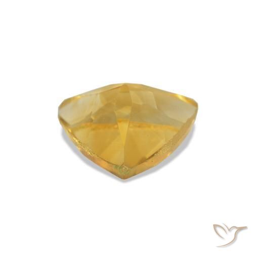 Citrine Doré moyen naturelle Trillion, 0.67 ct, VS-SI