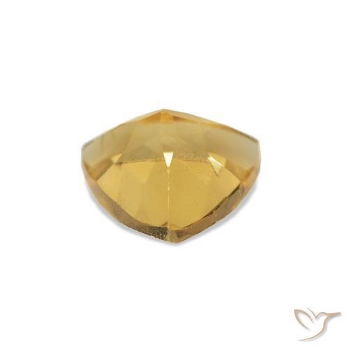 Citrine Doré naturelle Trillion, 0.57 ct, VVS-VS