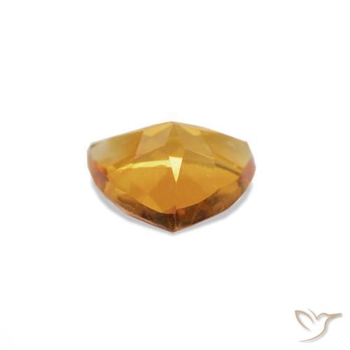Citrine Medium Light-Orange naturelle Trillion, 0.51 ct, VS