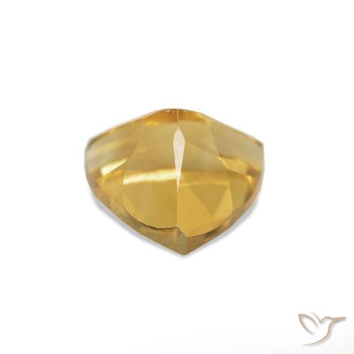 Citrine Or moyen naturelle Trillion, 0.72 ct, VS