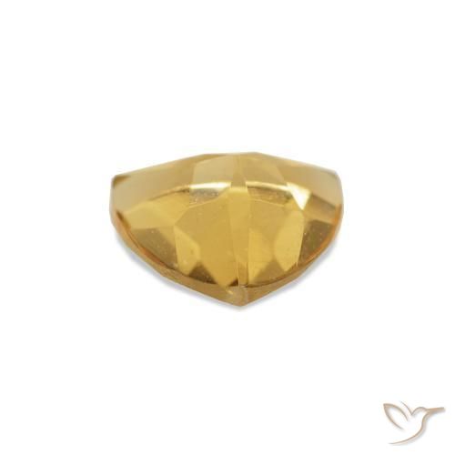Citrine Orange-or léger naturelle Trillion, 0.56 ct, VS