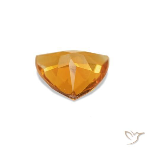 Citrine Or naturelle Trillion, 0.50 ct, VVS-VS