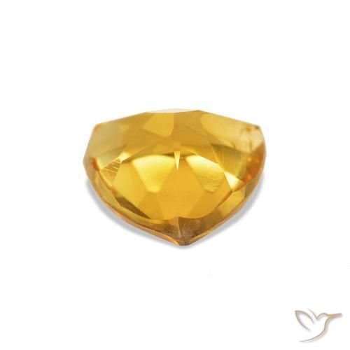 Citrine Orange-or naturelle Trillion, 0.69 ct, VS