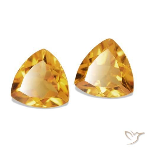Shop natural 0.84ct Doré foncé Citrine gems, Trillion, from Brésil at GemSelect. In stock, global shipping!