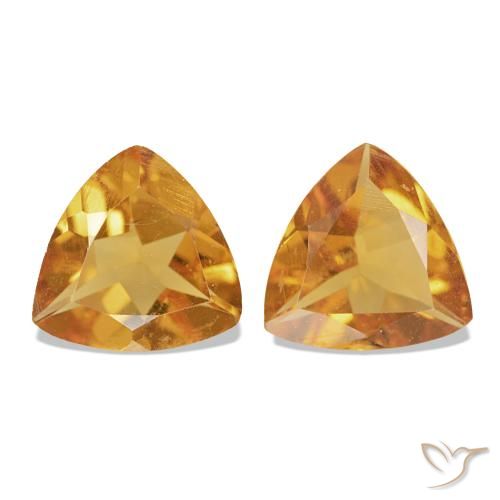 Shop natural 1.02ct Orange foncé Citrine gems, Trillion, from Brésil at GemSelect. In stock, global shipping!