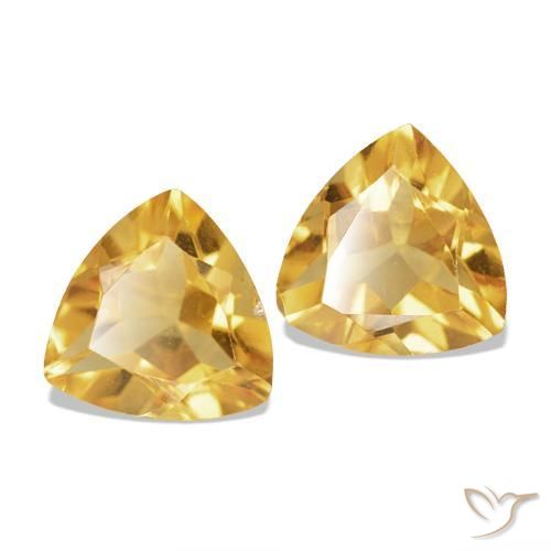 Shop natural 1.38ct Medium Dark-Golden Citrine gems, Trillion, from Brésil at GemSelect. In stock, global shipping!