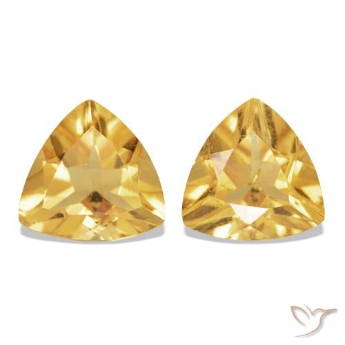 Shop natural 1.35ct Doré léger Citrine gems, Trillion, from Brésil at GemSelect. In stock, global shipping!